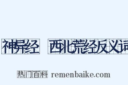 神异经·西北荒经反义词是什么意思的图片